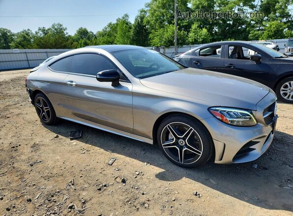 WDDWJ8EB4KF859808 2019 MERCEDES-BENZ C Silver Передня права чверть