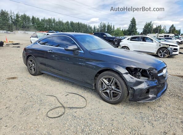WDDWJ8EBXKF767957 2019 MERCEDES-BENZ C Серый Передняя правая четверть