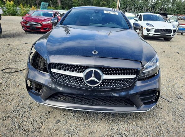 WDDWJ8EBXKF767957 2019 MERCEDES-BENZ C Серый Вид спереди