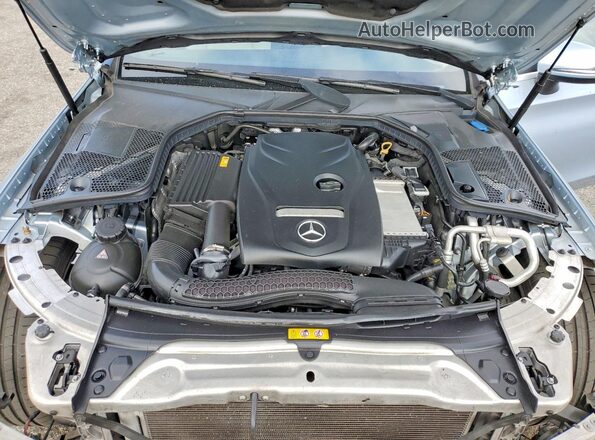 WDDWK4JB7JF617962 2018 MERCEDES-BENZ C Silver უკანა სალონის ხედი