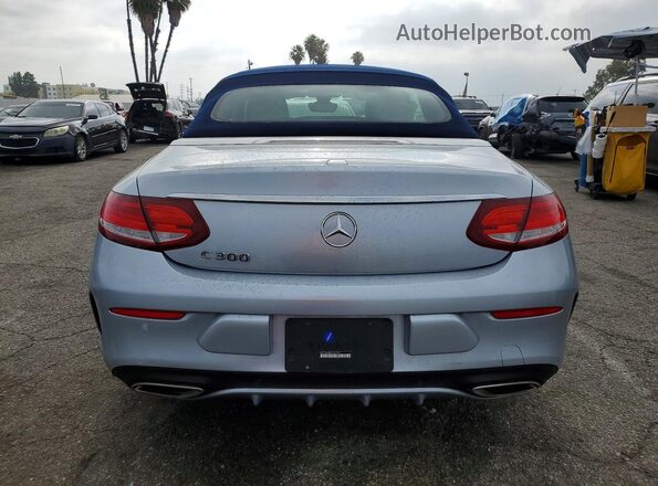 WDDWK4JB7JF617962 2018 MERCEDES-BENZ C Silver უკანა ხედი