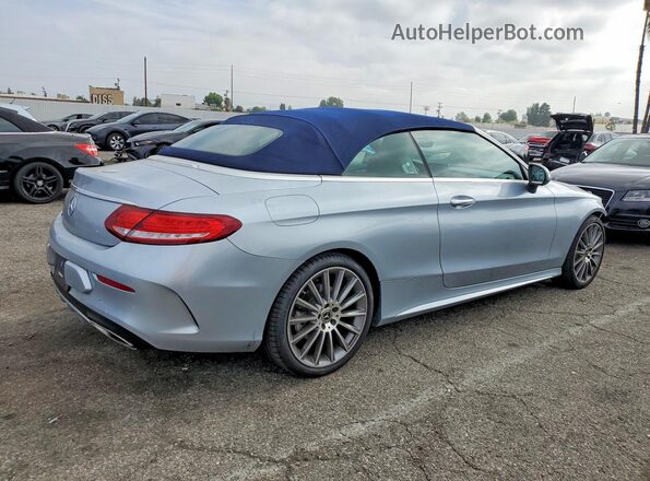 WDDWK4JB7JF617962 2018 MERCEDES-BENZ C Silver უკანა მარჯვენა