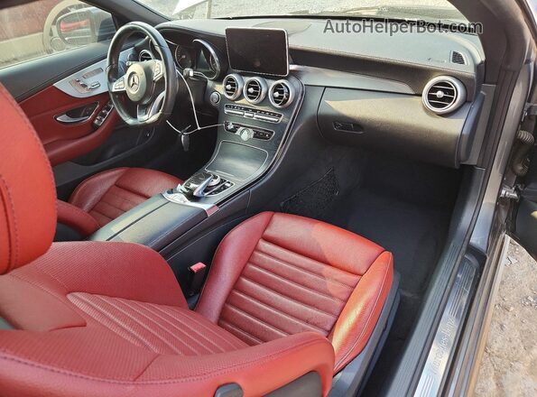 WDDWK4JB9HF426151 2017 MERCEDES-BENZ C Gray Вид панелі приладів