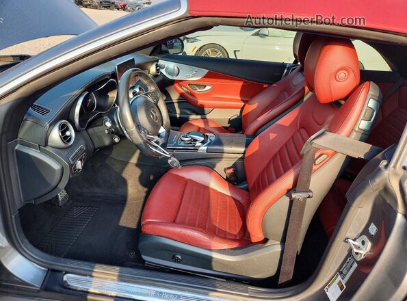 WDDWK4JB9HF426151 2017 MERCEDES-BENZ C Gray Вид салону спереду