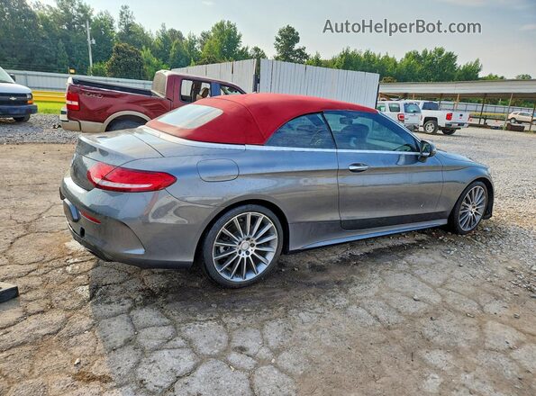 WDDWK4JB9HF426151 2017 MERCEDES-BENZ C Gray Задня права чверть