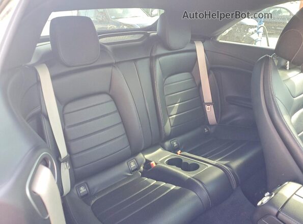WDDWK4KB0HF531045 2017 MERCEDES-BENZ C Blue Rear seats view