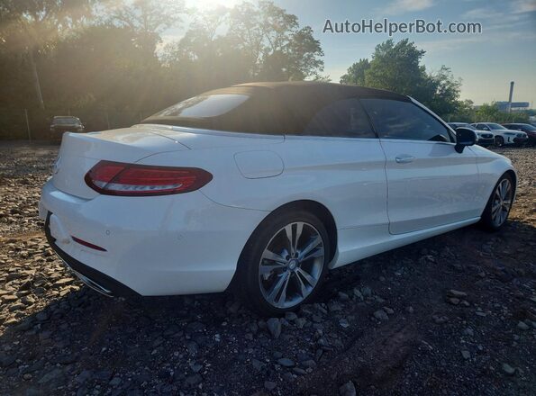 WDDWK4KB4HF465311 2017 MERCEDES-BENZ C White Tył prawy