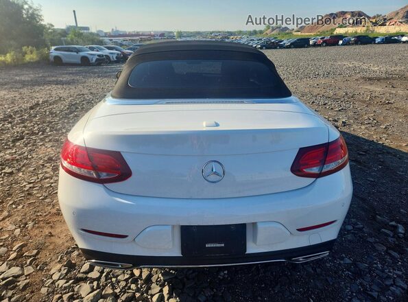 WDDWK4KB4HF465311 2017 MERCEDES-BENZ C White Widok z tyłu