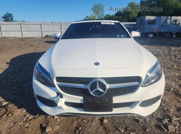 WDDWK4KB4HF465311 2017 MERCEDES-BENZ C White Widok z przodu