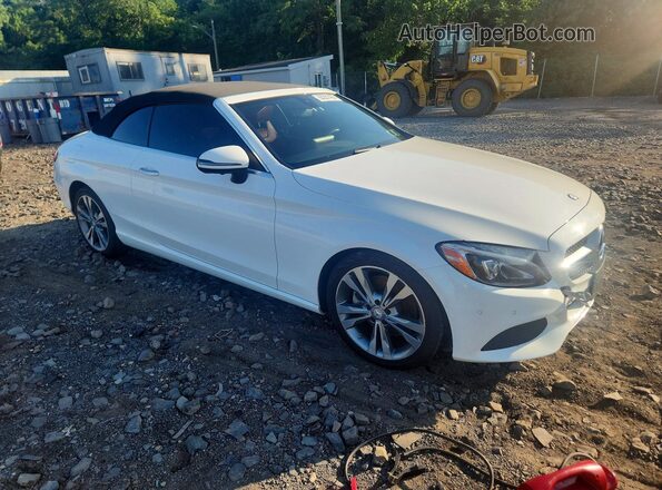 WDDWK4KB4HF465311 2017 MERCEDES-BENZ C White Przód prawy