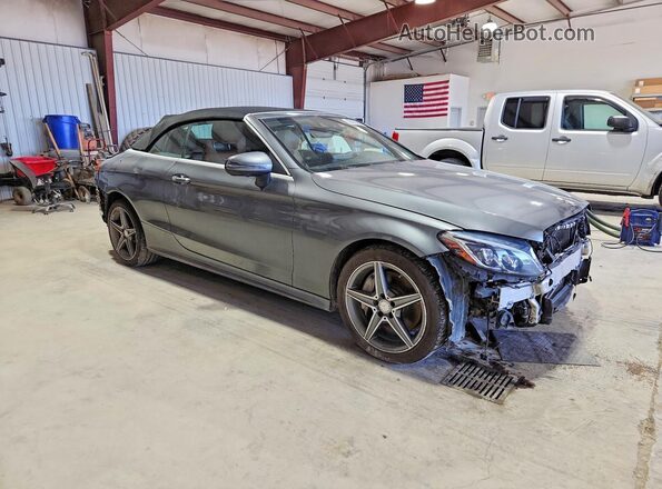 WDDWK4KB8HF434112 2017 MERCEDES-BENZ C Silver Передня права чверть