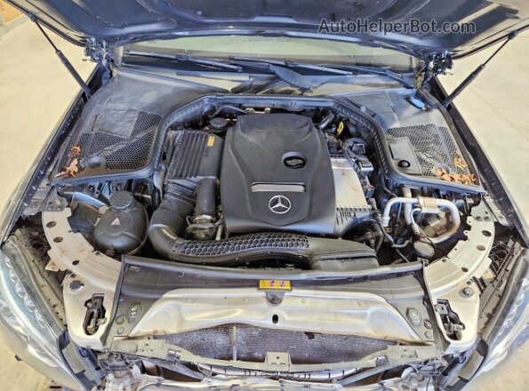 WDDWK4KB8HF434112 2017 MERCEDES-BENZ C Silver Вид задньої частини салону