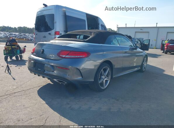 WDDWK4KB9HF443644 2017 MERCEDES-BENZ C-CLASS Gray Задня права чверть