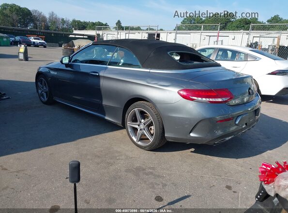 WDDWK4KB9HF443644 2017 MERCEDES-BENZ C-CLASS Gray Задня ліва чверть
