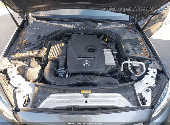 WDDWK4KB9HF443644 2017 MERCEDES-BENZ C-CLASS Gray Вид ззаду