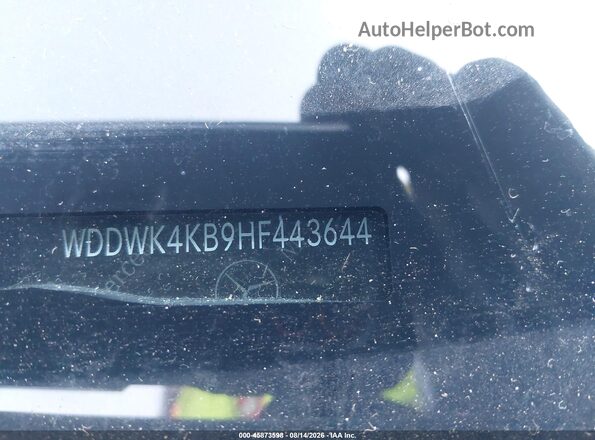 WDDWK4KB9HF443644 2017 MERCEDES-BENZ C-CLASS Gray 