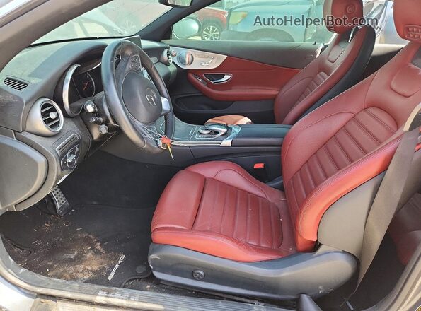WDDWK4KBXJF620272 2018 MERCEDES-BENZ C Silver Widok wnętrza z przodu