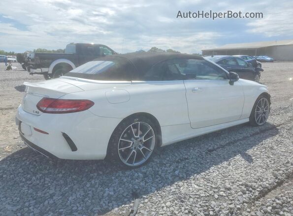 WDDWK6EB6HF557088 2017 MERCEDES-BENZ C White Задня права чверть