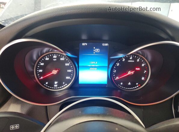 WDDWK8DB0LF950638 2020 MERCEDES-BENZ C Black Vista del cuadro de instrumentos