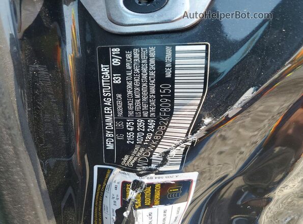 WDDWK8DB2KF809150 2019 MERCEDES-BENZ C Black Շարժիչի բաժամունքի տեսք