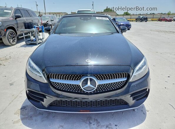 WDDWK8DB5KF795227 2019 MERCEDES-BENZ C Black Front view