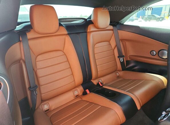 WDDWK8DB5KF795227 2019 MERCEDES-BENZ C Black Rear seats view
