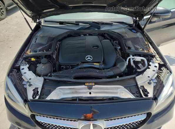 WDDWK8DB5KF795227 2019 MERCEDES-BENZ C Black Rear interior view
