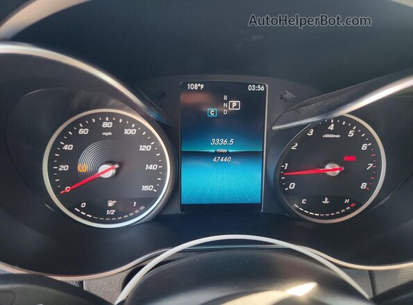 WDDWK8DB9KF798924 2019 MERCEDES-BENZ C Gray Вид щитка приладів