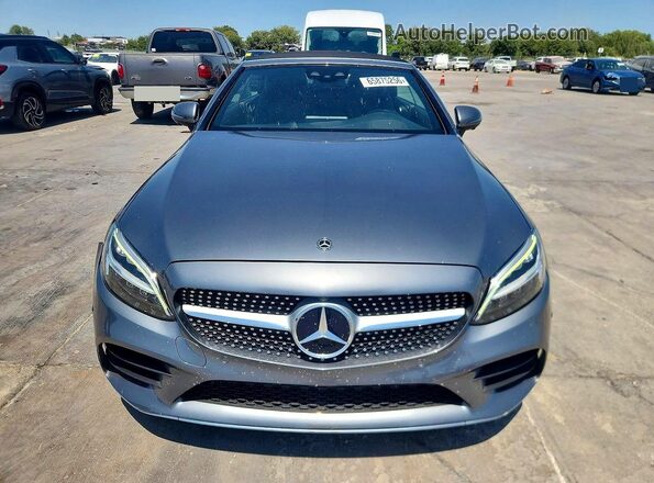 WDDWK8DB9KF798924 2019 MERCEDES-BENZ C Gray Вид спереду