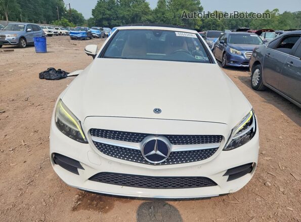 WDDWK8DB9KF831212 2019 MERCEDES-BENZ C White Widok z przodu