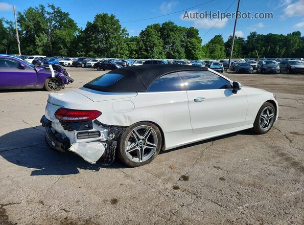 WDDWK8EB4KF785299 2019 MERCEDES-BENZ C Белый Задняя правая четверть