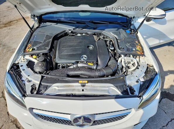 WDDWK8EB4KF785299 2019 MERCEDES-BENZ C Белый Вид задней части салона
