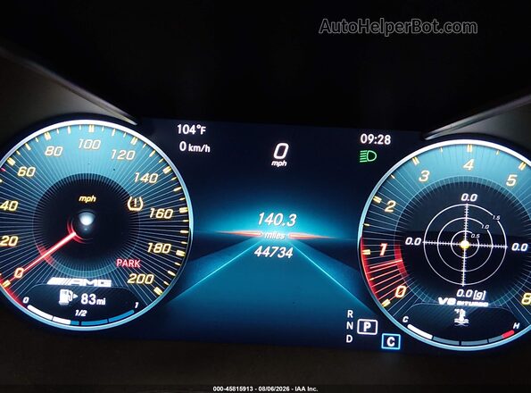 WDDWK8HB4KF858442 2019 MERCEDES-BENZ AMG C 63 Black Vista de los asientos traseros