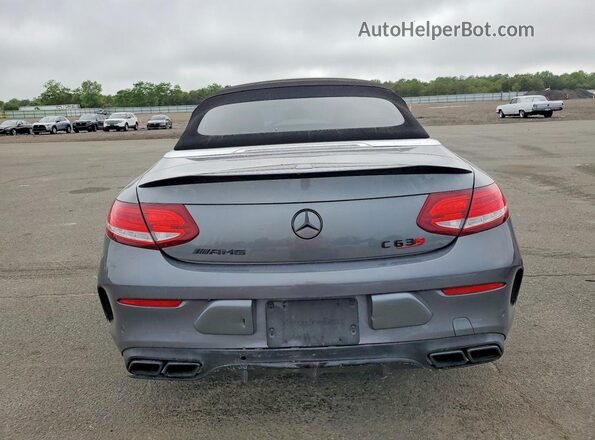 WDDWK8HB5HF491706 2017 MERCEDES-BENZ C Gray Widok z tyłu