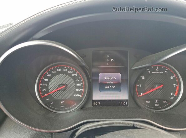 WDDWK8HB5HF491706 2017 MERCEDES-BENZ C Gray Widok zestawu wskaźników