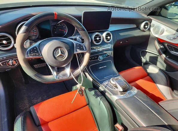 WDDWK8HB7HF477094 2017 MERCEDES-BENZ C White წინა პანელის ხედი