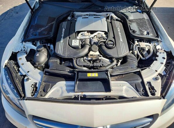 WDDWK8HB7HF477094 2017 MERCEDES-BENZ C White უკანა სალონის ხედი