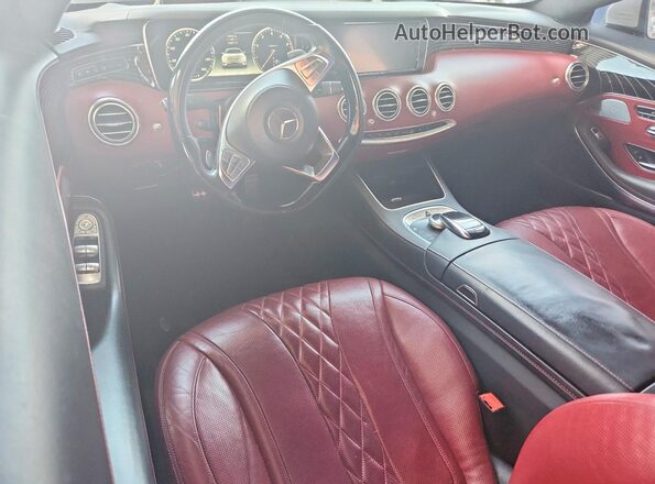 WDDXJ8FB0GA014252 2016 MERCEDES-BENZ S Белый Вид панели приборов