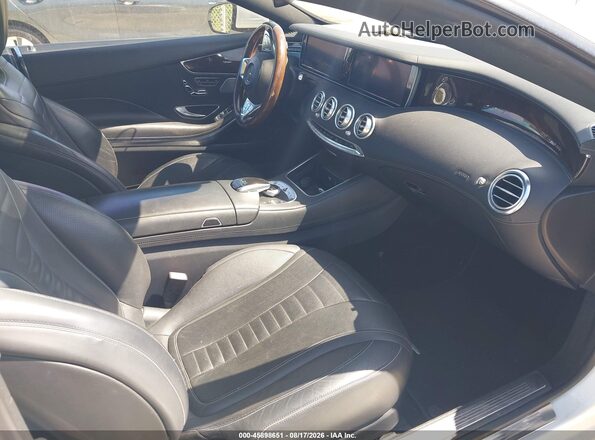 WDDXJ8FB6GA016166 2016 MERCEDES-BENZ S-CLASS White Widok wnętrza z przodu