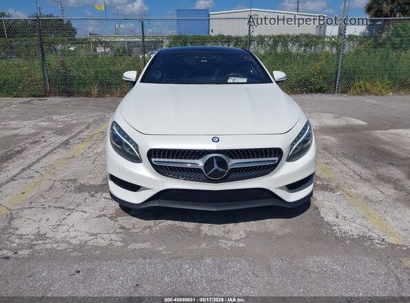 WDDXJ8FB6GA016166 2016 MERCEDES-BENZ S-CLASS White Widok z przodu