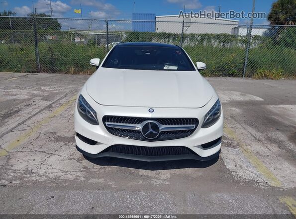 WDDXJ8FB6GA016166 2016 MERCEDES-BENZ S-CLASS White Widok zestawu wskaźników