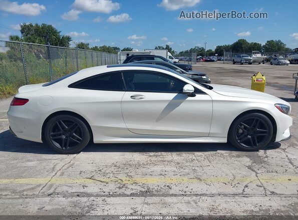 WDDXJ8FB6GA016166 2016 MERCEDES-BENZ S-CLASS White Widok wnętrza z tyłu