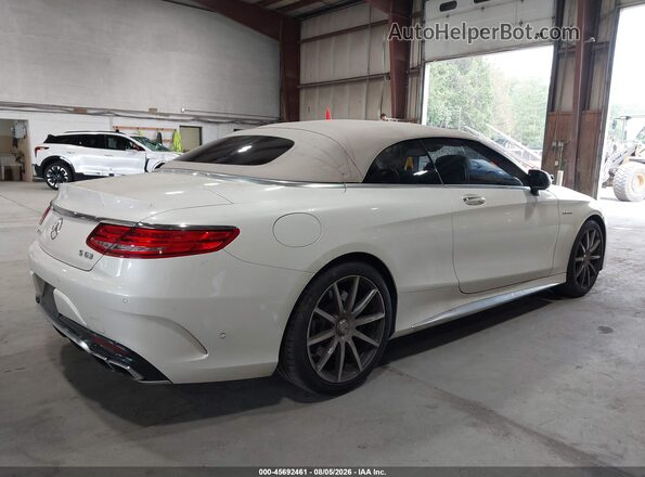 WDDXK7JB2HA025527 2017 MERCEDES-BENZ AMG S 63 White უკანა მარჯვენა