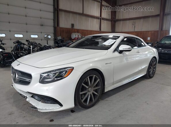 WDDXK7JB2HA025527 2017 MERCEDES-BENZ AMG S 63 White წინა მარცხენა ხედი სამი მეოთხედიდან