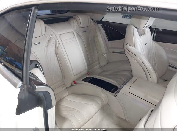 WDDXK7JB2HA025527 2017 MERCEDES-BENZ AMG S 63 White VIN კოდის სტიკერის ხედი