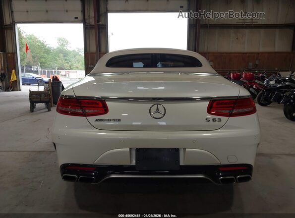 WDDXK7JB2HA025527 2017 MERCEDES-BENZ AMG S 63 White 