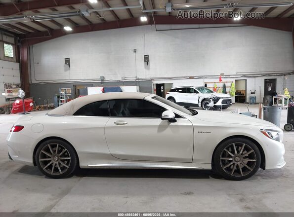 WDDXK7JB2HA025527 2017 MERCEDES-BENZ AMG S 63 White უკანა სალონის ხედი