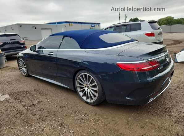 WDDXK8DB4KA037302 2019 MERCEDES-BENZ S Blue Задня ліва чверть
