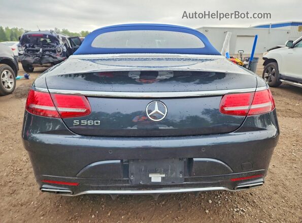 WDDXK8DB4KA037302 2019 MERCEDES-BENZ S Blue Вид ззаду