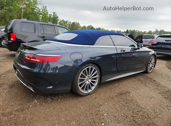 WDDXK8DB4KA037302 2019 MERCEDES-BENZ S Blue Задня права чверть